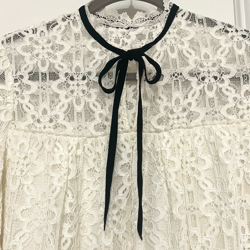 Temperley London Off White Lace Dress - Picture 7 of 15